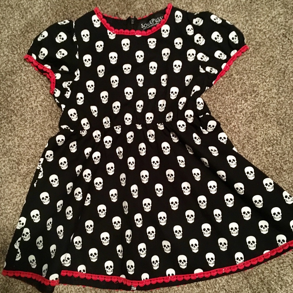 Sourpuss Mini Skulls Dress